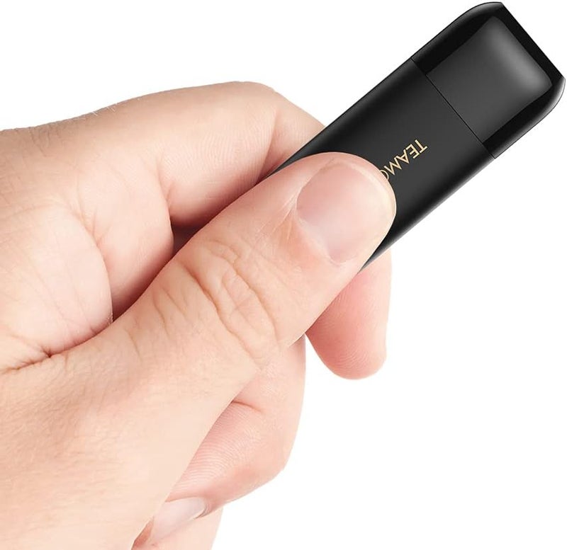 TeamGroup C175 32GB 5 حزمة USB 3.2 الجيل 1 (USB 3.1/3.0) فلاش ثومب درايف، ذاكرة تخزين بيانات خارجية متوافقة مع الكمبيوتر/اللابتوب باللون الأسود غير اللامع TC175332GB21 - Image 4